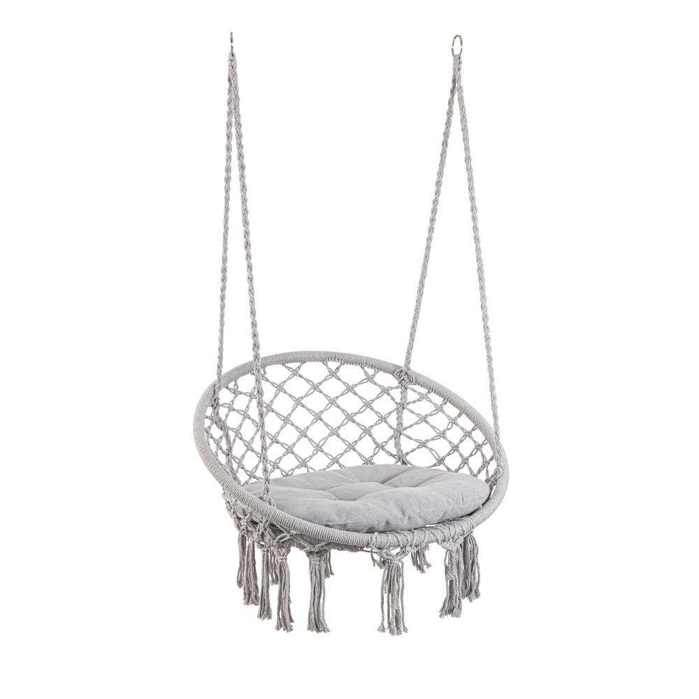 Amaca Pensile Javier To Grigio D80X130H - Cotone/Poliestere Grigio - Amache | Mikasa