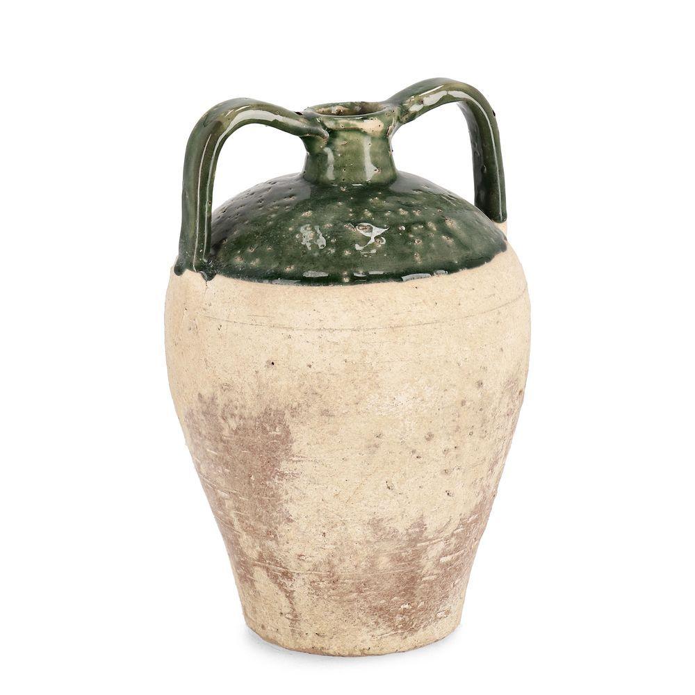 Anfora Rune 2M Terracott Verde 21,5X19,5 - Ceramica Verde - Vasi & Accessori | Mikasa