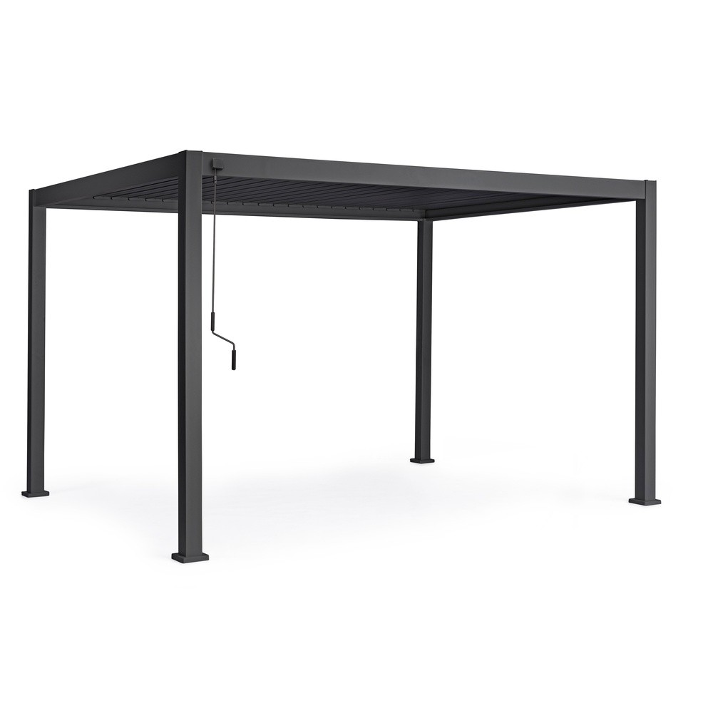 Pergola Ocean 3X4 Antracite - Antracite - Gazebo | Mikasa