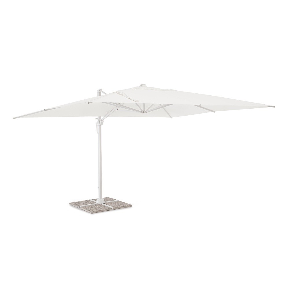 Ombrellone Braccio Vega 3X4 Bianco 400a - 300b - 260h - Bianco - Porta Ombrelli | Mikasa