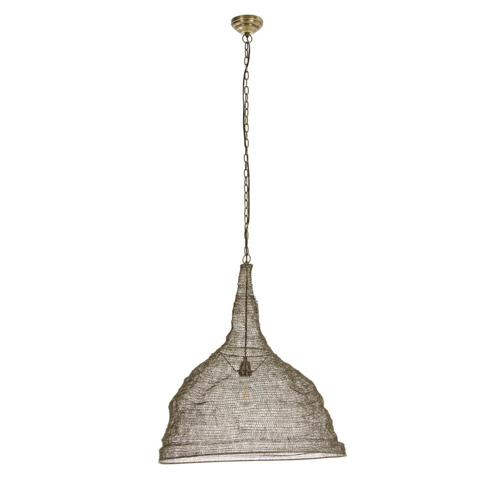 Lampadario Amish Circle Brass 62X62X64H - Metallo Marrone - Lampadari | Mikasa