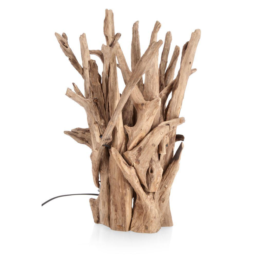 Lampada Tav. Ace H60 - Legno Marrone - Lampade | Mikasa