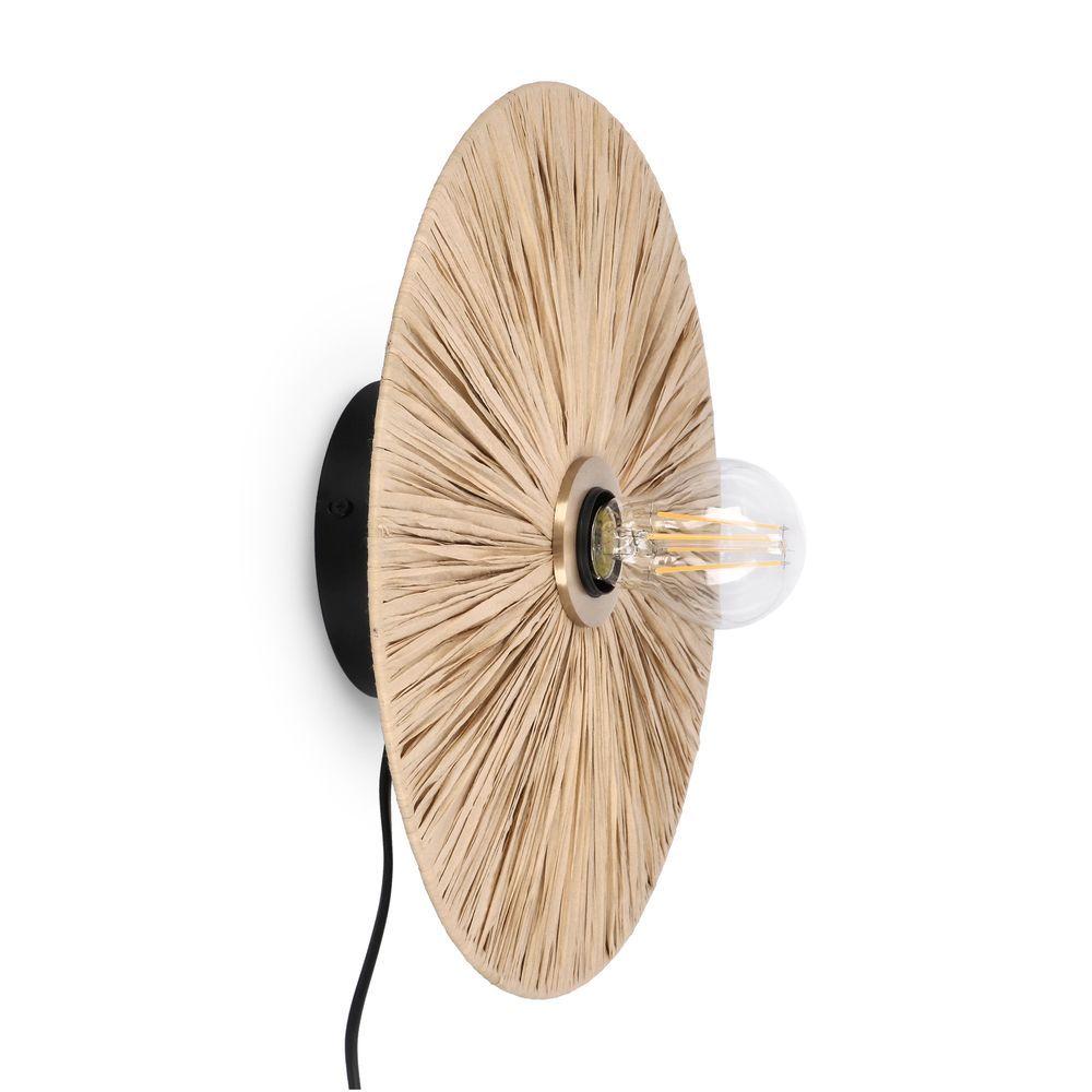 Lampada Applique Kanda Naturale D33 - Rafia Naturale - Lampade | Mikasa