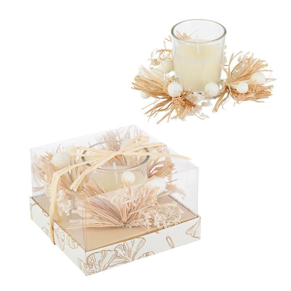 Conf Candela Prof Evy C-Vt Natural - Cera Crema - Candele Natalizie | Mikasa