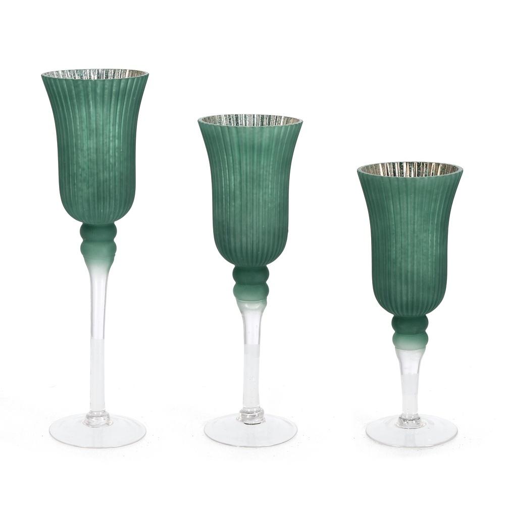 SET3 P.CANDELA 1P DALIT CALICE VERDE OP