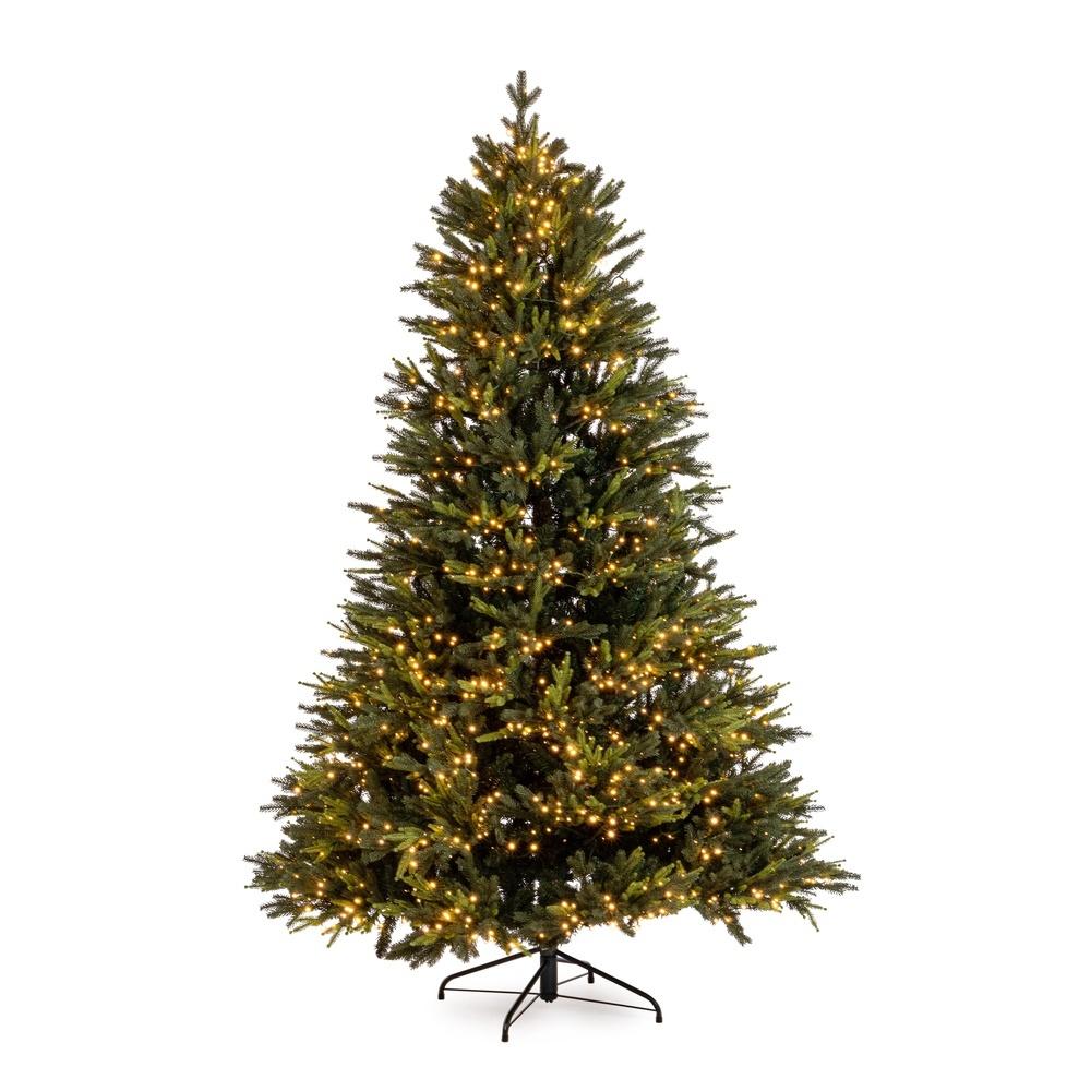 Albero Berkshire H180-3744Rami 1300Led - Plastica Verde - Alberi | Mikasa