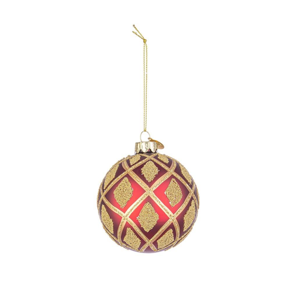 Sfera Vt Glint Rosso-Oro D80.
