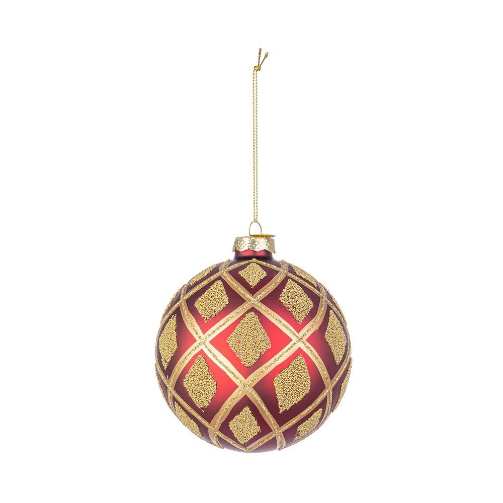 Sfera Vt Glint Rosso-Oro D100.