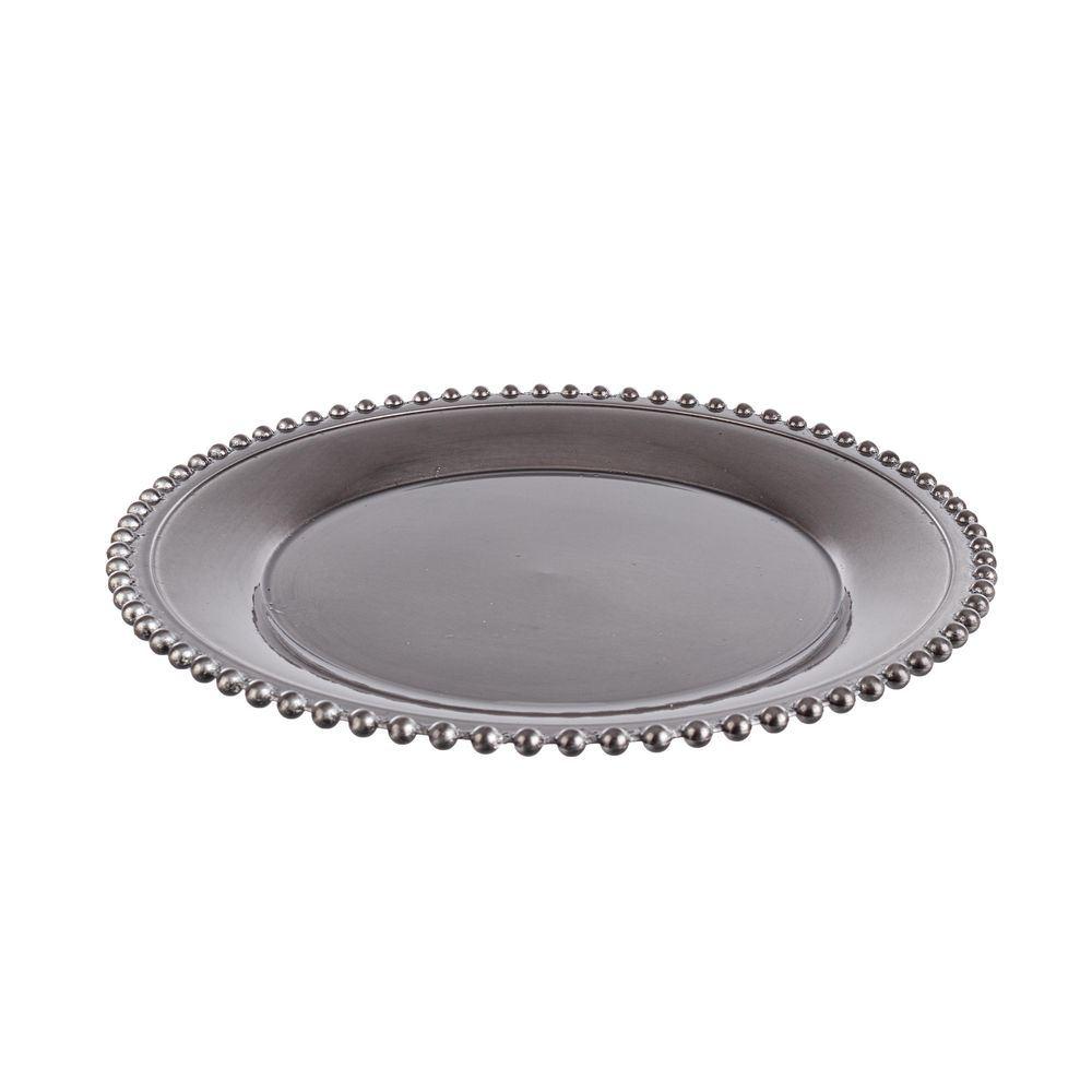 Sottopiatto Polish Fumo D33 - Melamina Grigio - Casalinghi | Mikasa