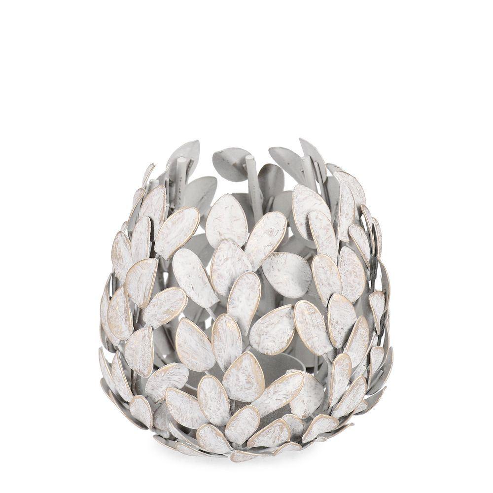 P.Candela Harriet Bomb Bianco S - Cera Bianco - Candele Natalizie | Mikasa
