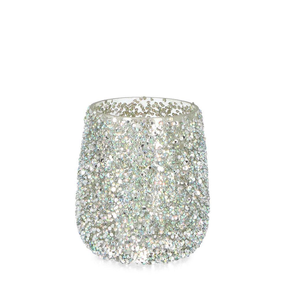 P.Candela Vt Brillant Argento D10X12H - Cera Argento - Candele Natalizie | Mikasa