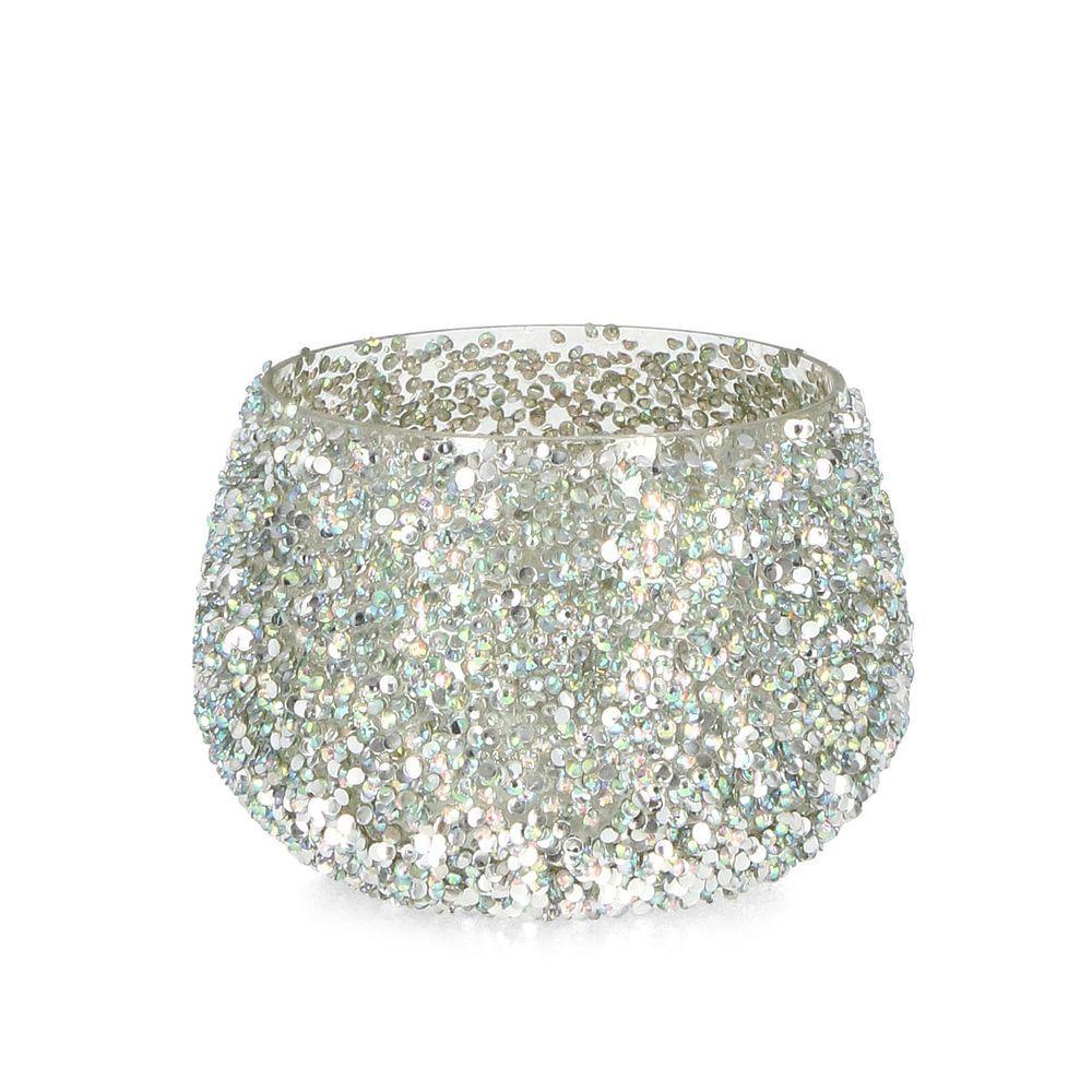 P.Candela Vt Brillant Argento D12X8,5H - Cera Argento - Candele Natalizie | Mikasa