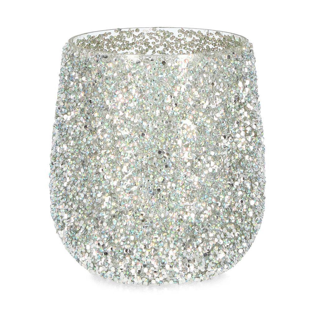 P.Candela Vt Brillant Argento D15X17H - Cera Argento - Candele Natalizie | Mikasa