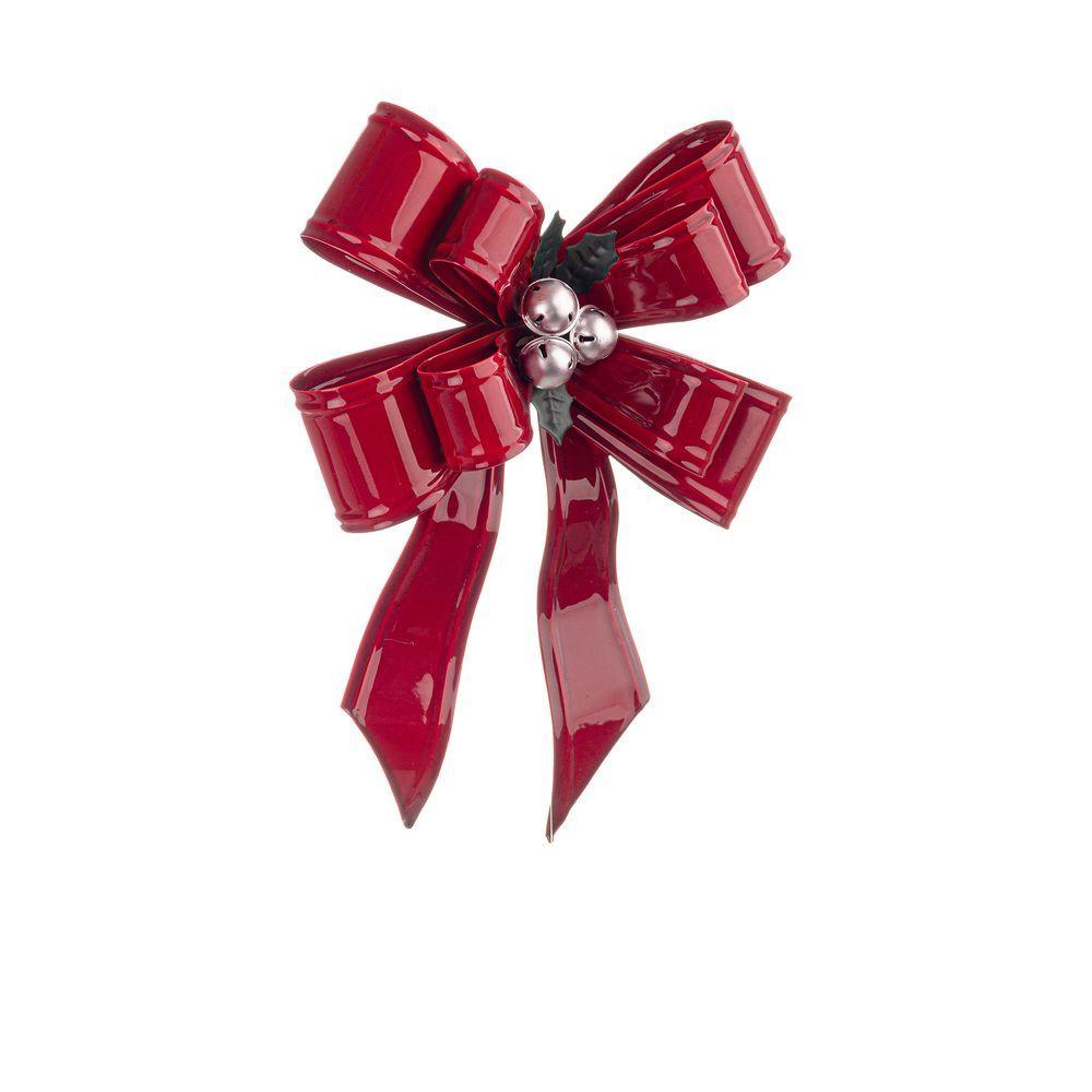 Decorazione Fiocco Alberte Rosso H29,5 - Vetro Rosso - Addobbi Albero | Mikasa