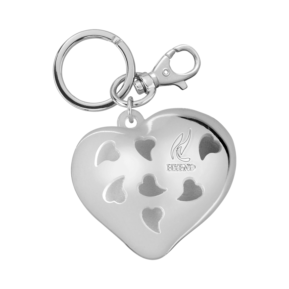 Portachiavi Cuore Argento - Cuore Di Bergamotto