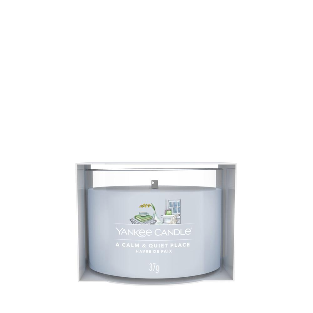 A Calm & Quiet Place - 1 Filled Votive - Cera Di Soia Blu - Filled Votive | Mikasa