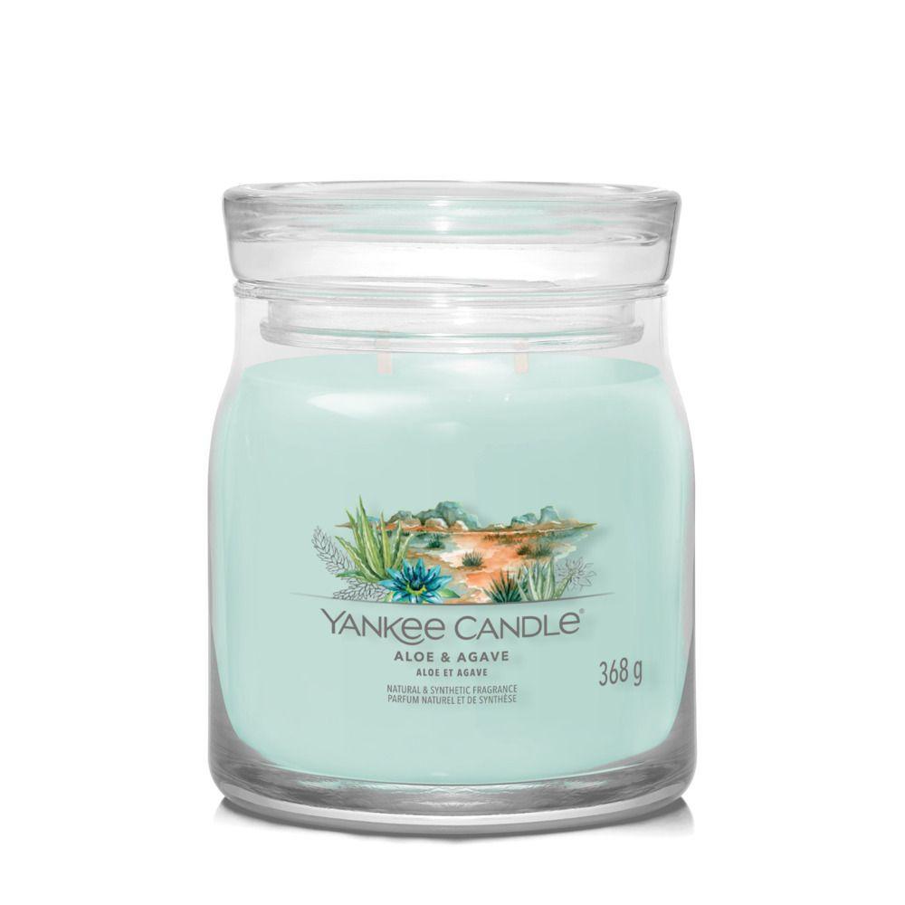 Aloe & Agave - Giara Media 2 Stoppini - Vetro Blu - Giare | Mikasa