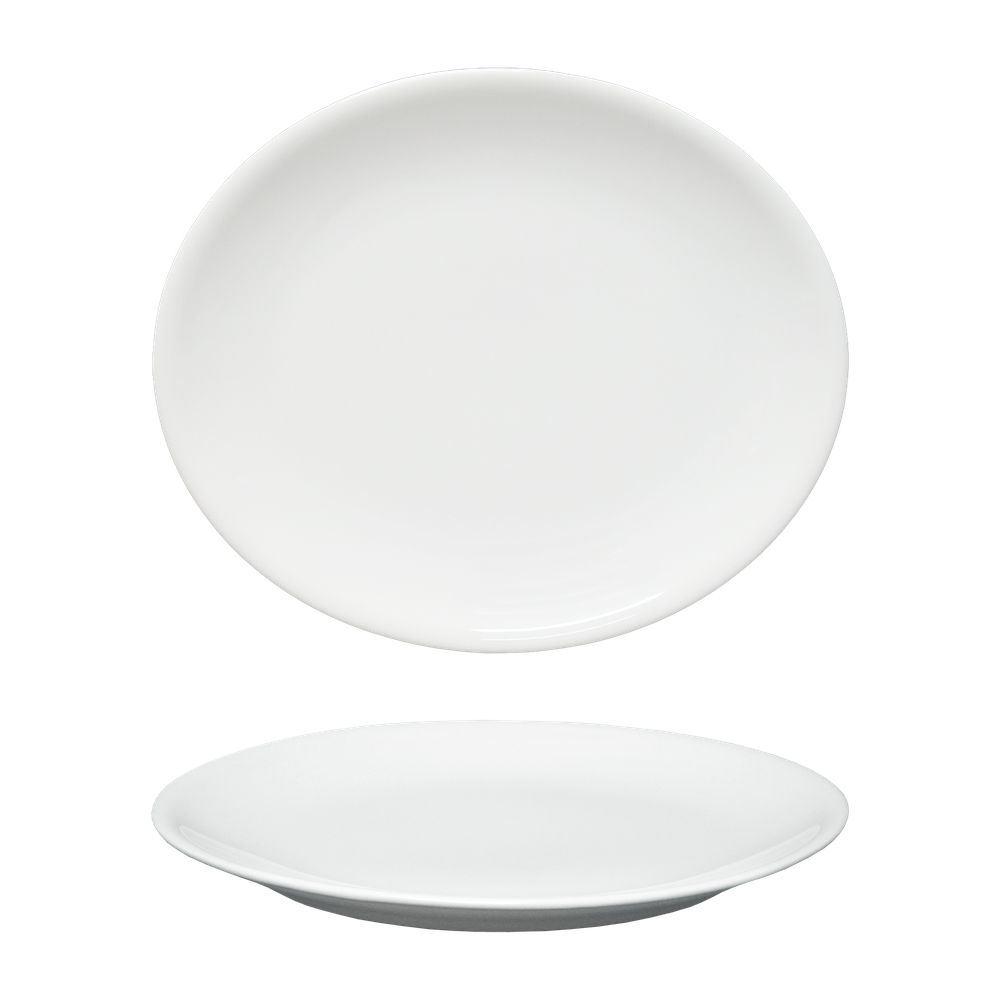 Piatto Ovale 28 cm. Siviglia Bianco