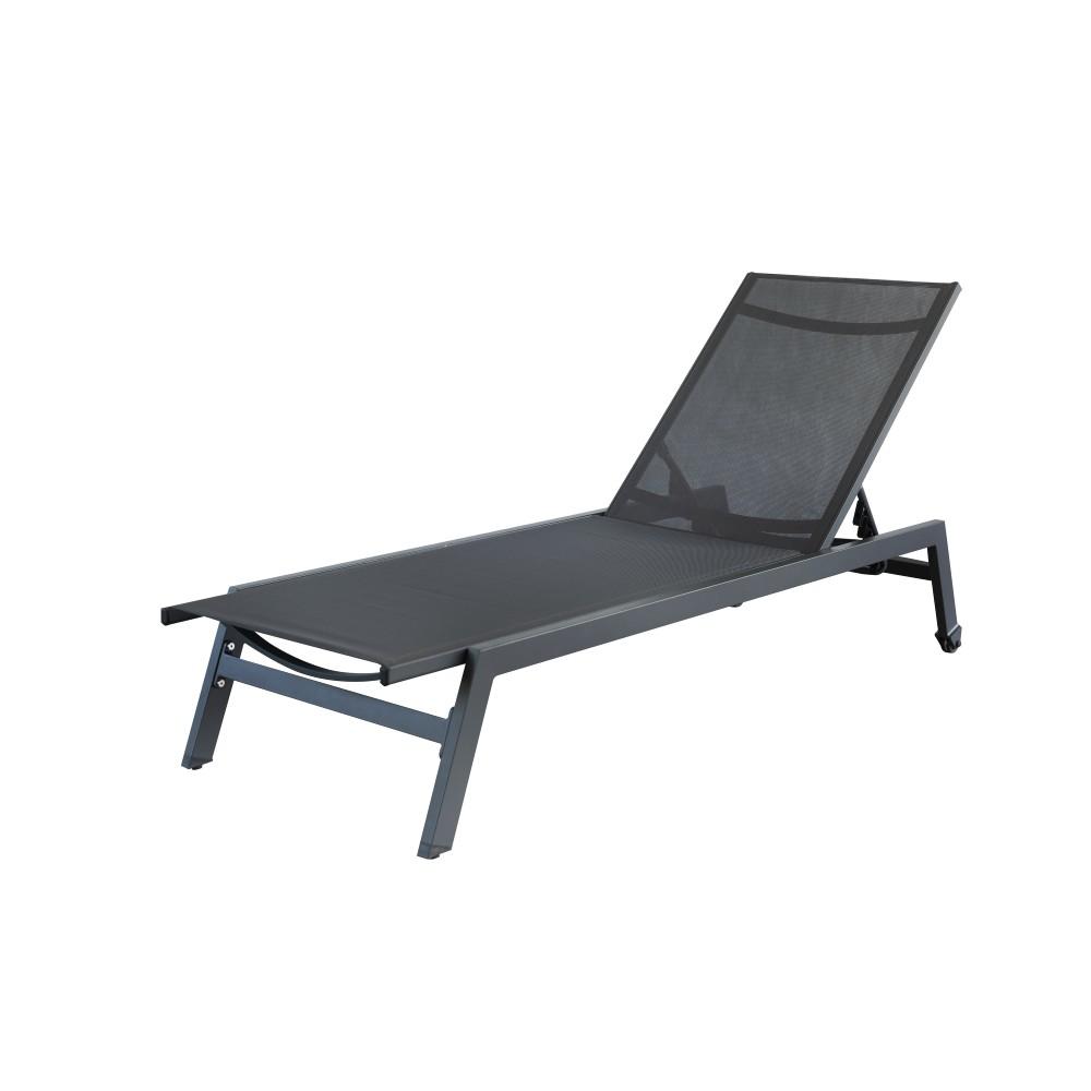 Minotauro Lettino Antracite 193*60*32Cm - Metallo Antracite - Lettini | Mikasa