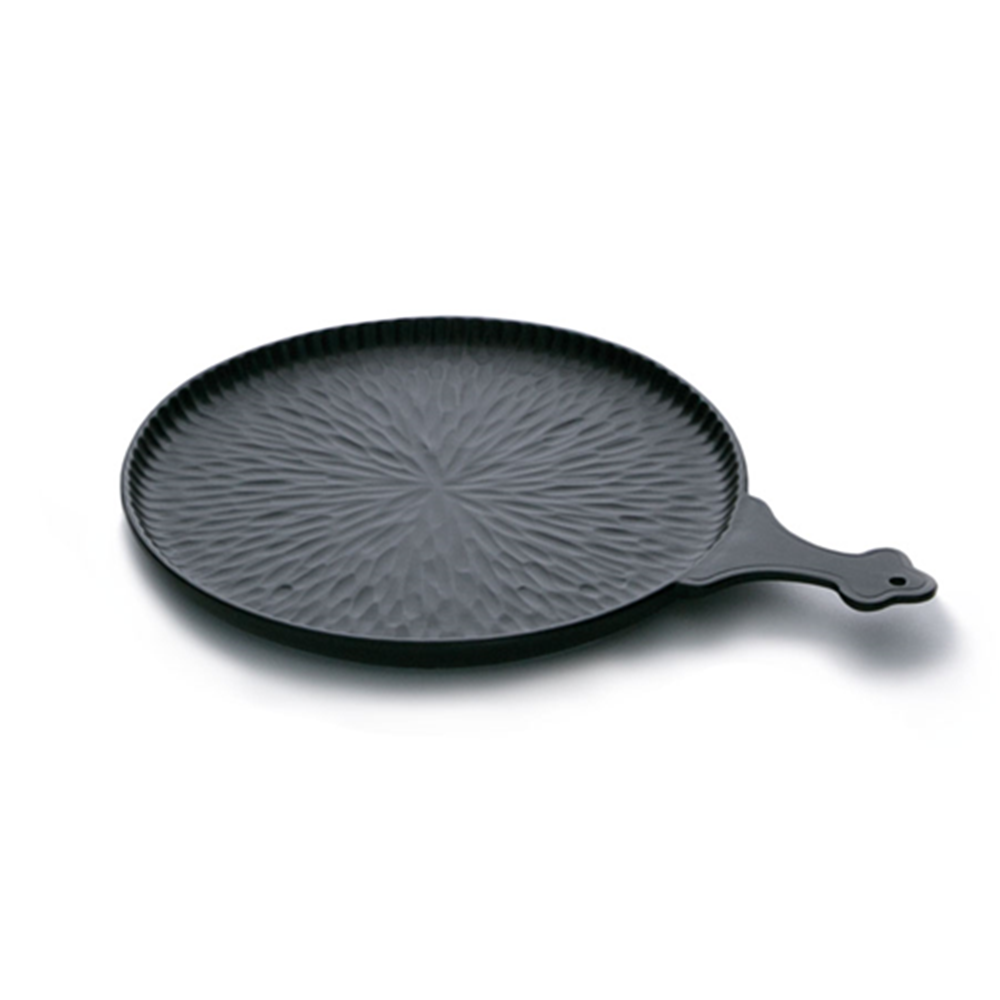 Mythos Skin Tagliere Rotondo 36X27Cm Nero
