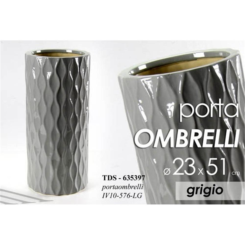 Tds/P.Ombrello 51Cm Gri.Ch. Iv10-576-Lg - Ceramica Grigio - Porta Ombrelli | Mikasa