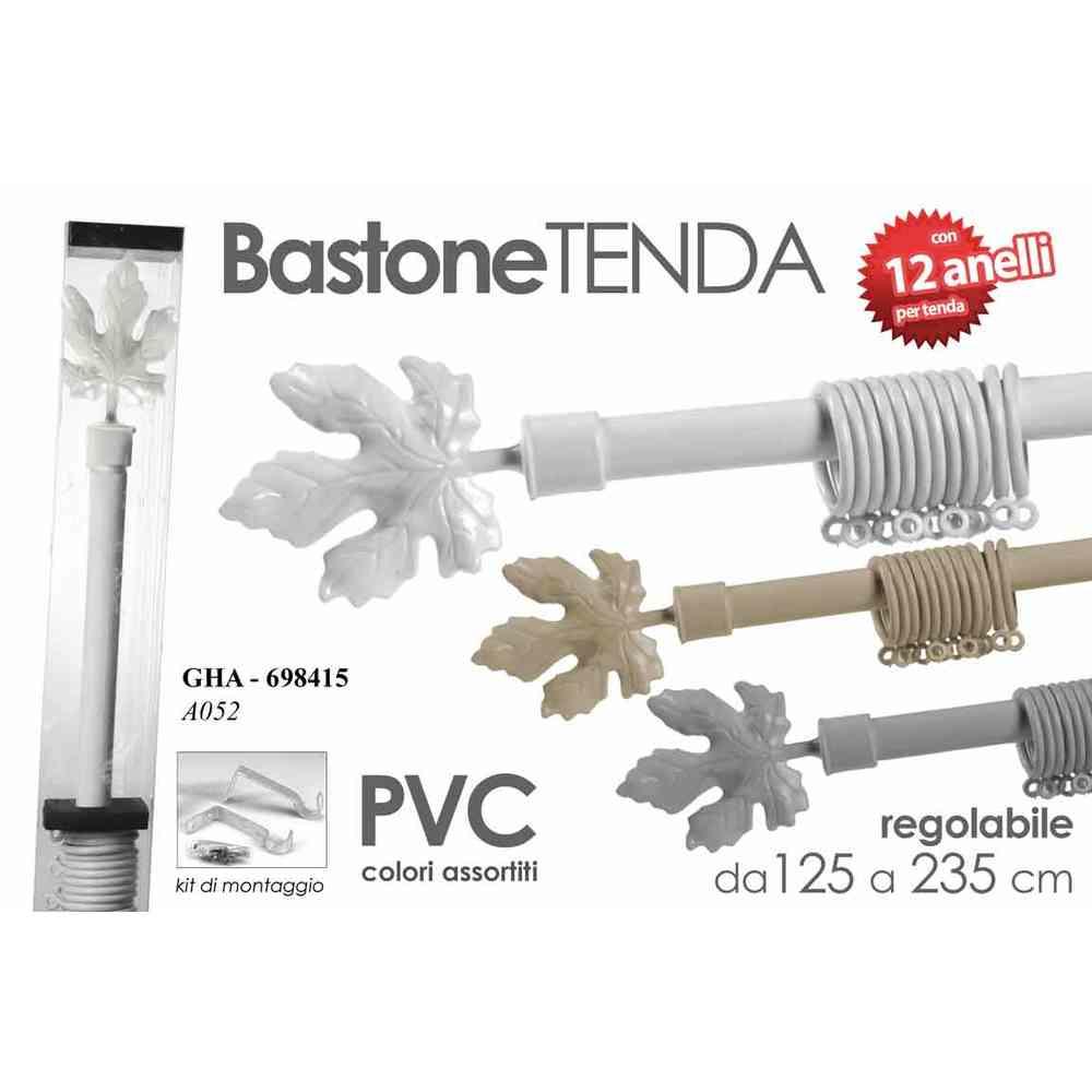 Gha/Asta 125-235 2Fin+2Ga+12An Pvc A052 - Plastica - Aste Tende | Mikasa