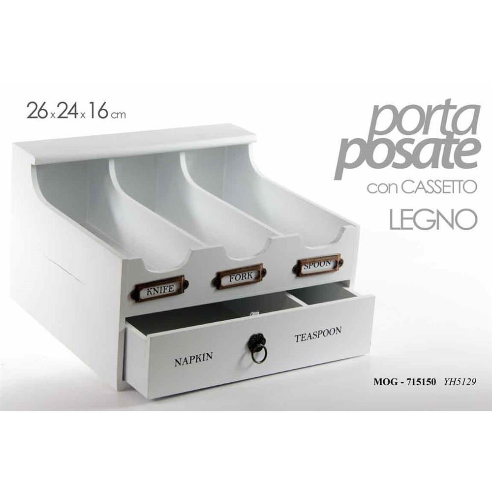 Mog/P.Posate 26X24X16Cm Yh5129 - Bianco - Porta Posate | Mikasa