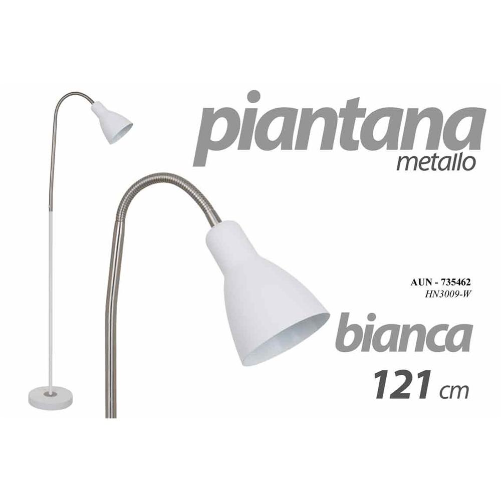 Aun/Piantana Bca 40*18*121 Hn3009A/W - Metallo Bianco - Piantane | Mikasa