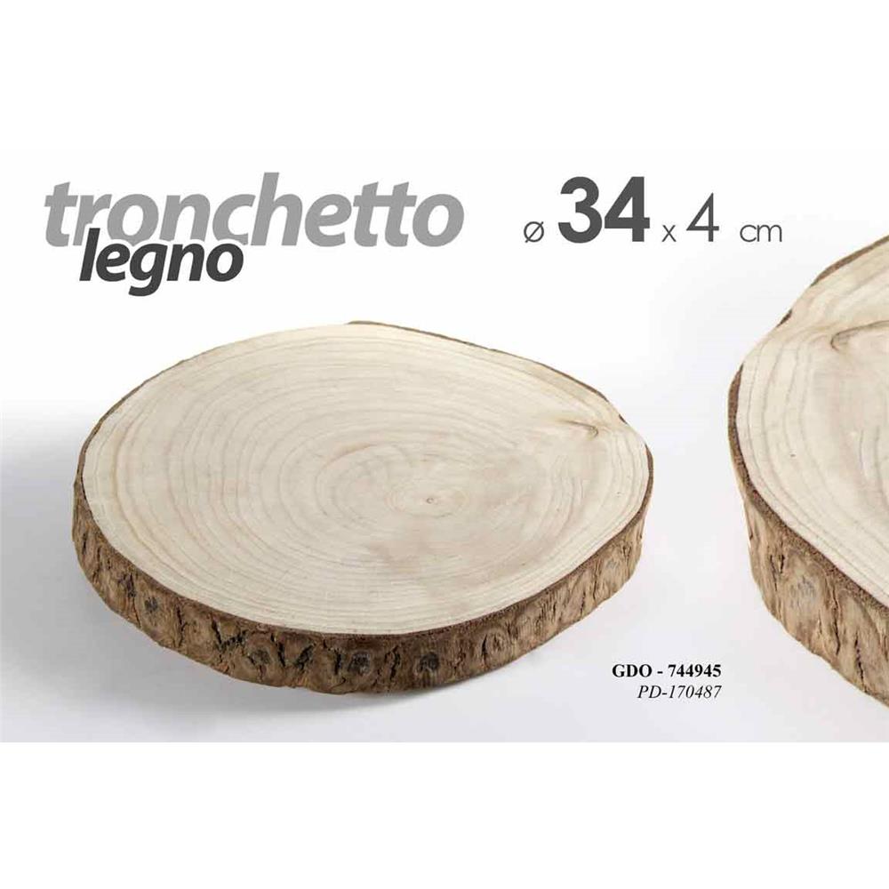 GDO/TRONCO LEGNO 34*34*4CM PD170487