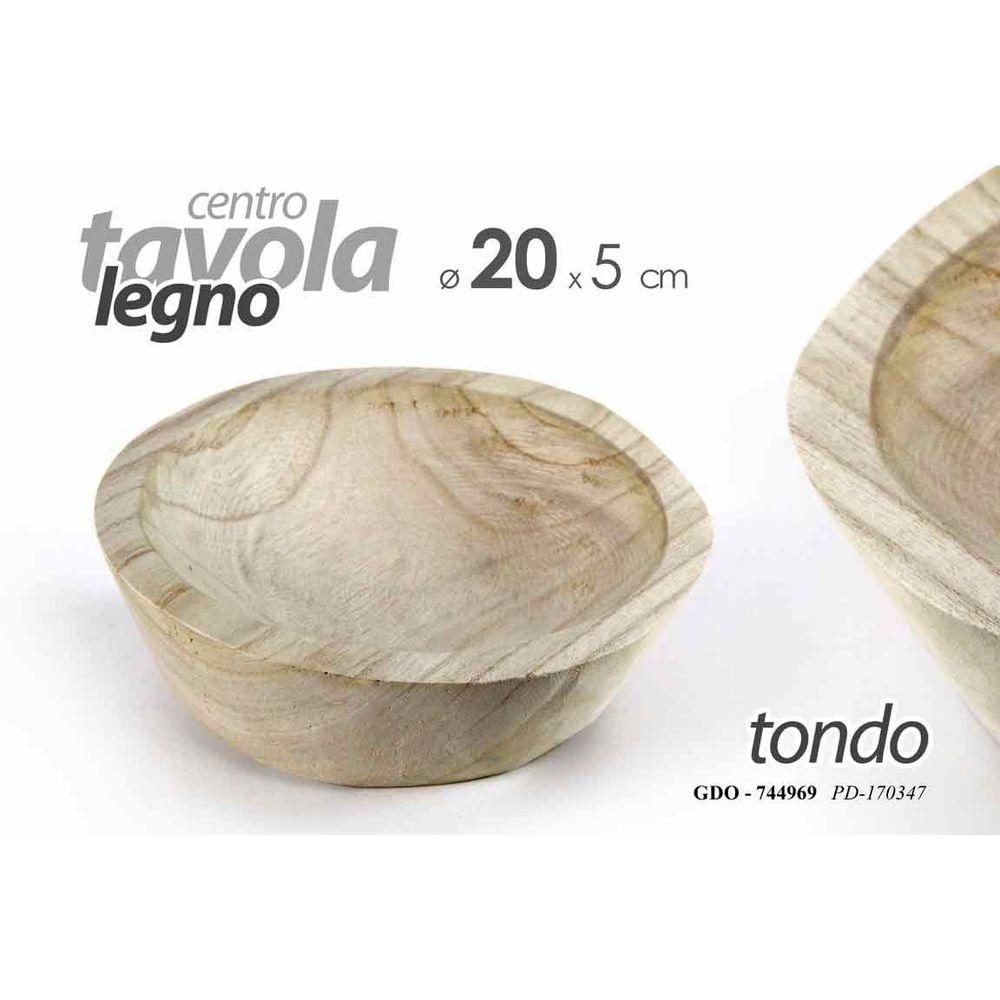 Gdo/C.Tavola Legno 20*20*5Cm   Gpl170347 - Legno Naturale - Centrini | Mikasa