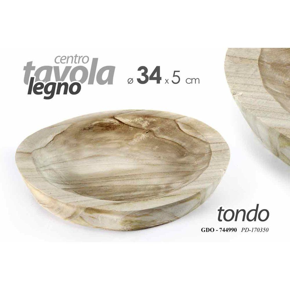 Gdo/C.Tavola Legno 34*34*5Cm   Gpl170350 - Legno Naturale - Centrini | Mikasa