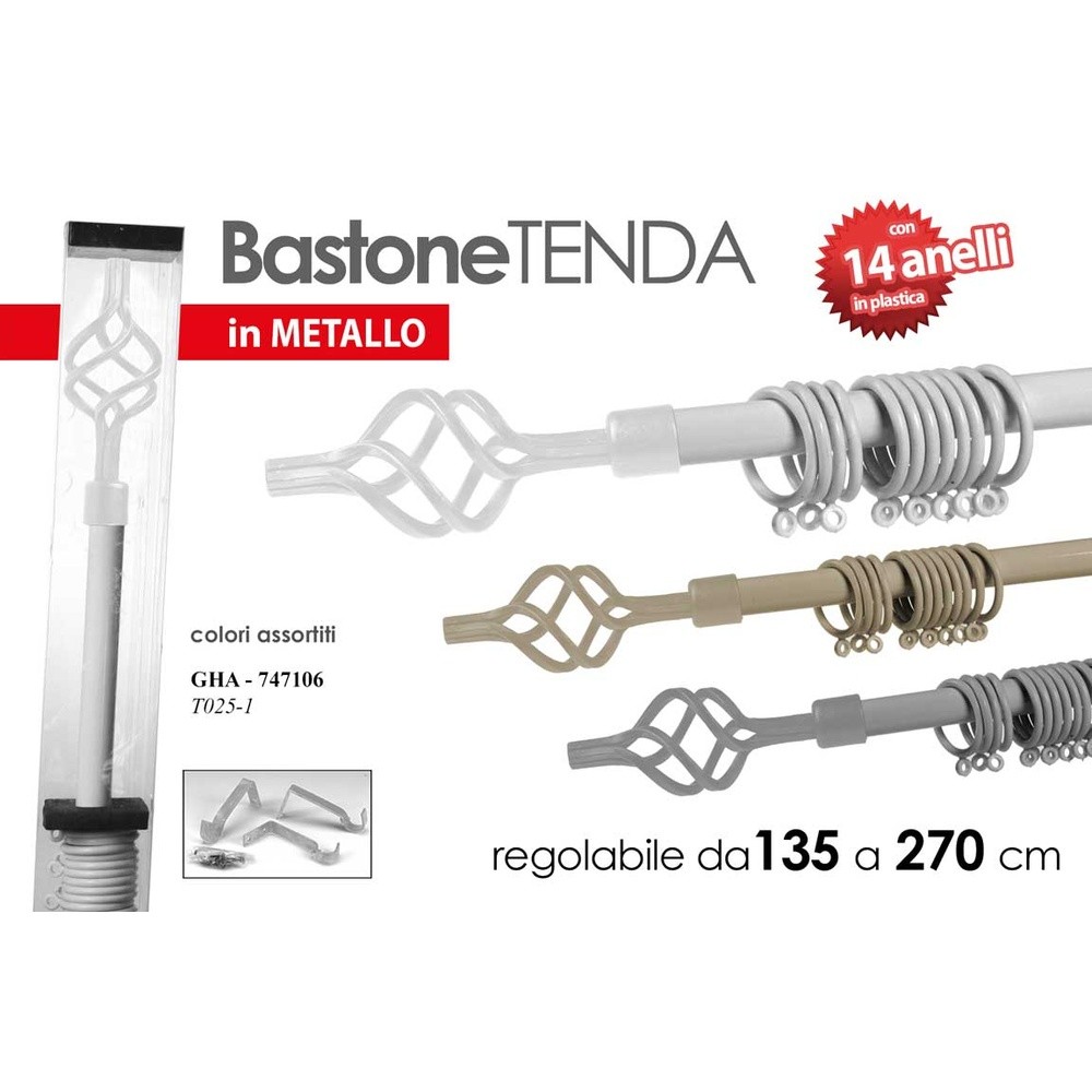 Gha/Asta 135X270Cm 2F/Met+3G+14 T025-1 - Aste Tende | Mikasa