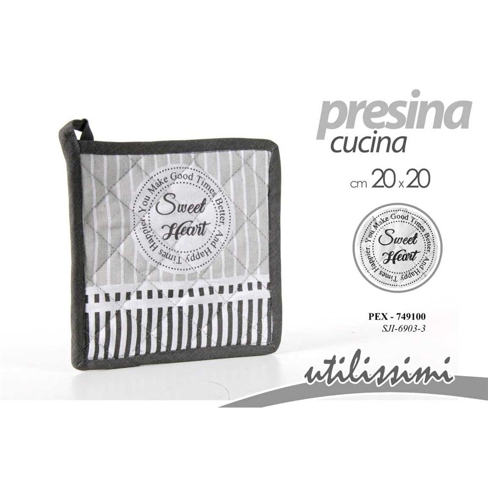 749100 Pex/Presina 20*20Cm           Sji-6903-3 - Tessuto Grigio - Presine | Mikasa