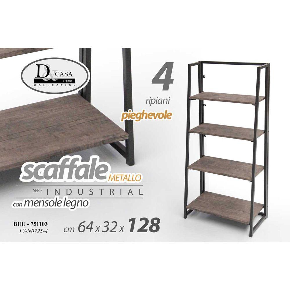 Buu/Scaffale 4Rip 64*32*128     Ly-N0725 - Mensole, Scaffali & Ripiani | Mikasa