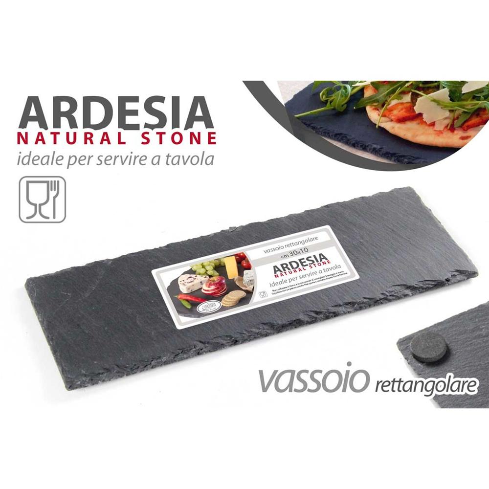 Xua/Vassoio Ardesia 30*10Cm 1102-2 - Ardesia Antracite - Ardesia | Mikasa