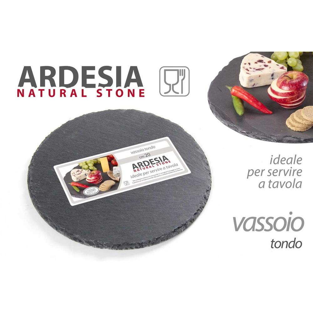 Xua/Vassoio Tdo Ardesia 20Cm 1106-2 - Ardesia Antracite - Ardesia | Mikasa