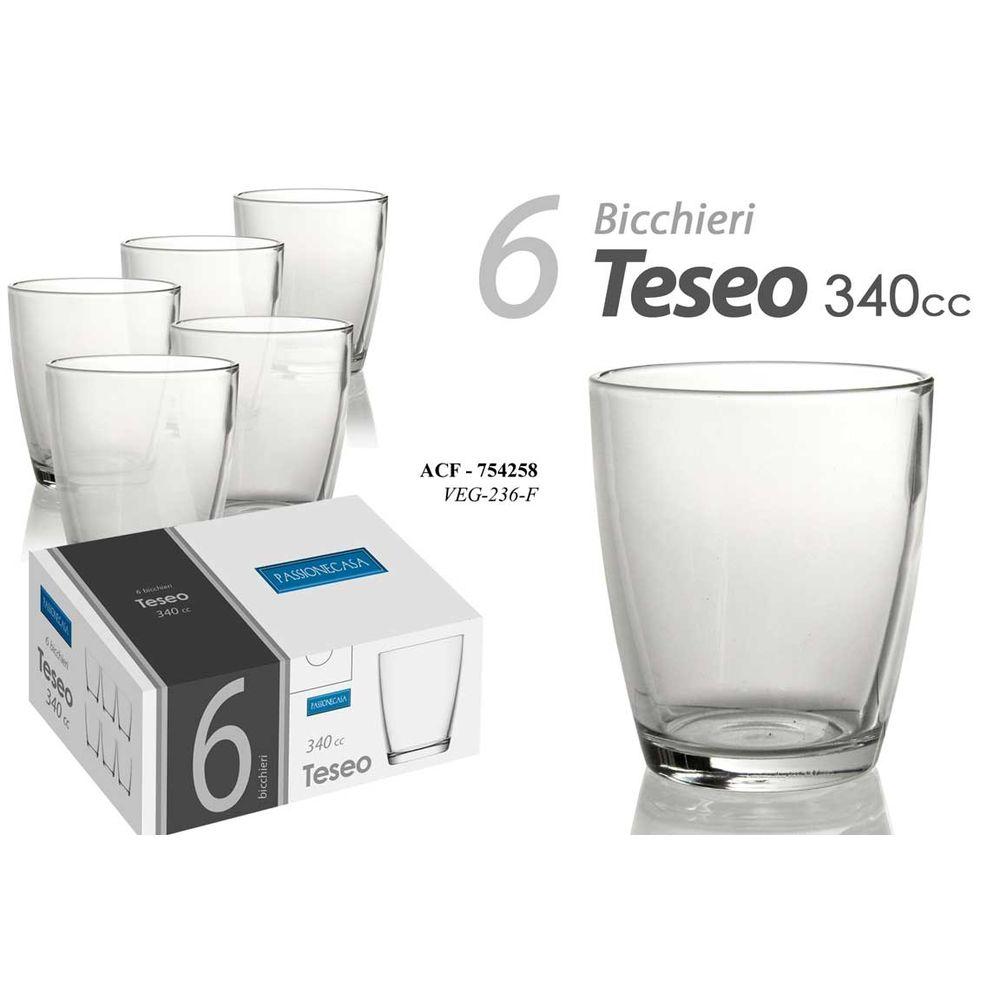 Acf/6 Bicchieri Teseo 340Cc    Veg236F84 - Vetro - Bicchieri | Mikasa