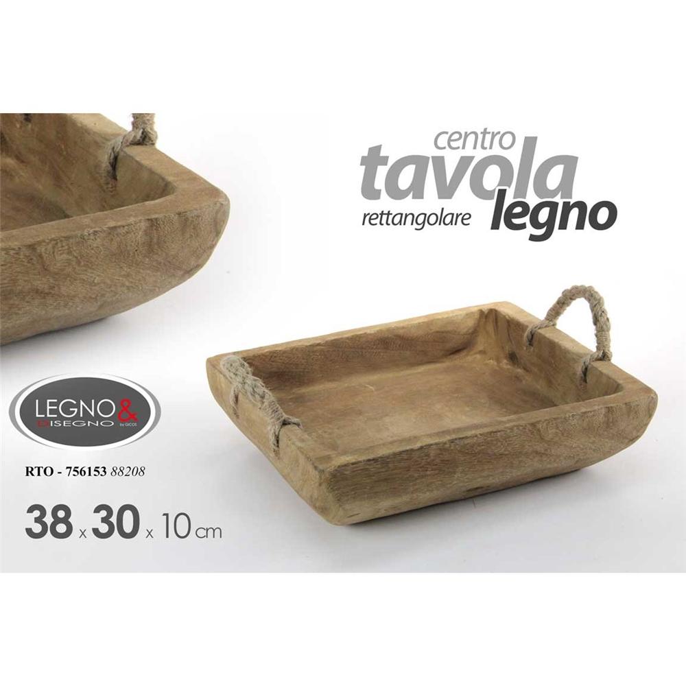 Rto/C.Tavola Legno 38*30*9.5Cm 88208