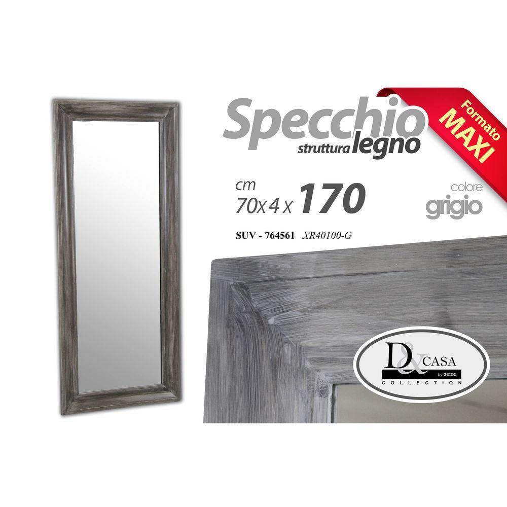 Suv/Specchio Grigio 70*4*170 Xr40100/A - Grigio - Specchi | Mikasa