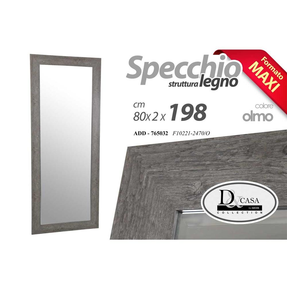 Add/Specchio Olmo 80*198Cm F10221-2470/O - Legno Marrone - Specchi | Mikasa
