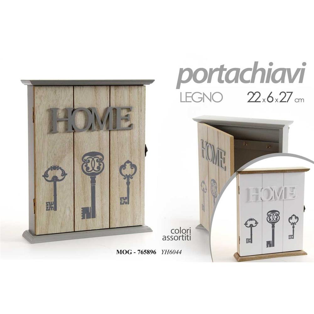 Mog/P.Chiavi Home Ass 22*6*27Cm Yh6044 - Legno Assortito - Porta Chiavi | Mikasa