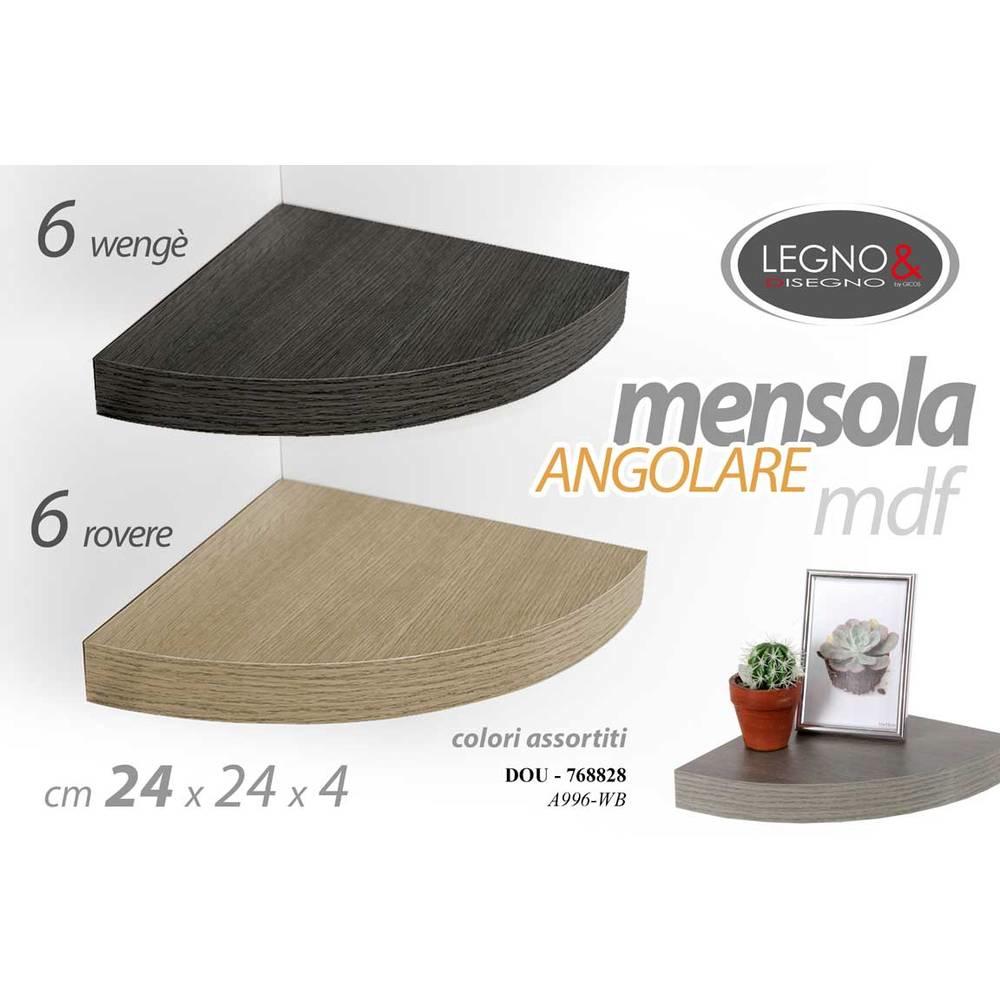 Dou/Mensola Ang As 23,5*3,8Cm A996W/O - Mensole, Scaffali & Ripiani | Mikasa