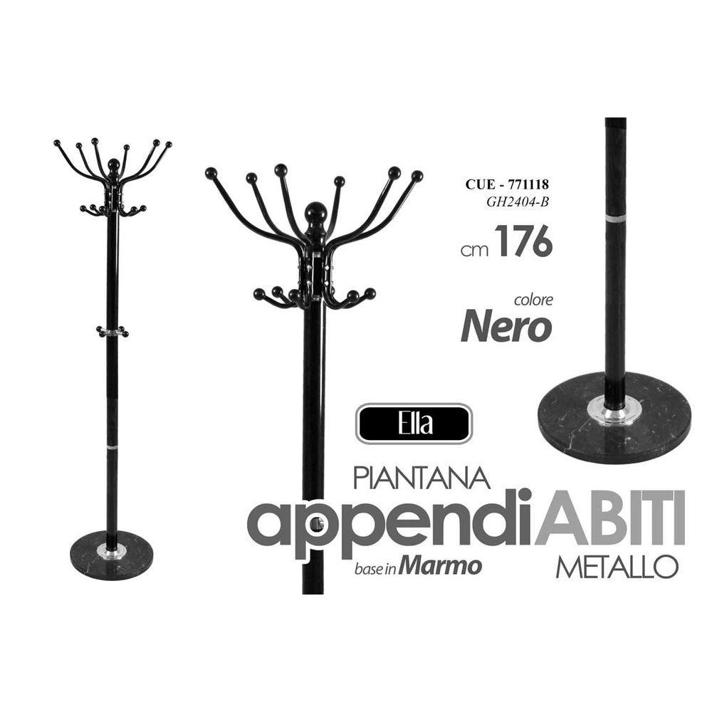 Cue/Appen.Abiti Ella Ner 176Cm Gh-2404-B - Nero - Appendiabiti | Mikasa