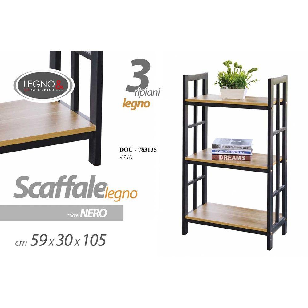 Dou/Scaffale 3 Rip. 59*30*105Cm     A710 - Mensole, Scaffali & Ripiani | Mikasa