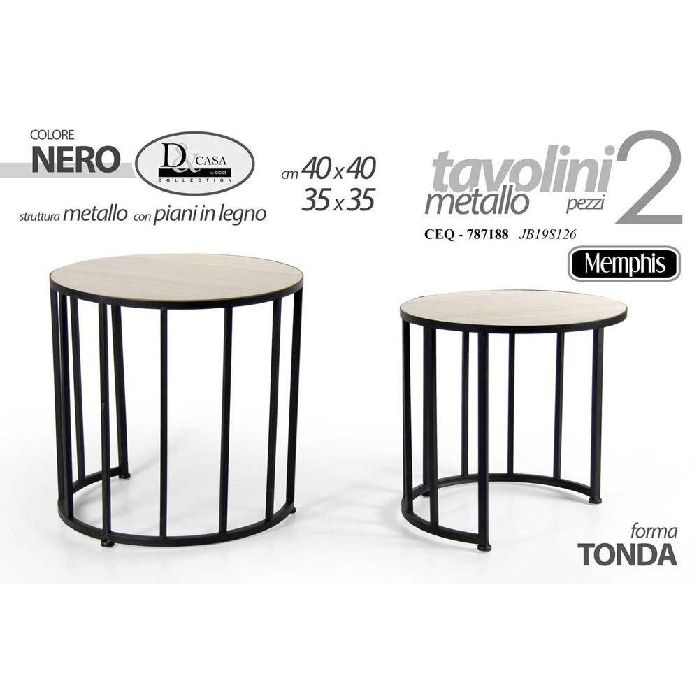 CEQ Tavolini Tondo D40-D35 Jb19S126
