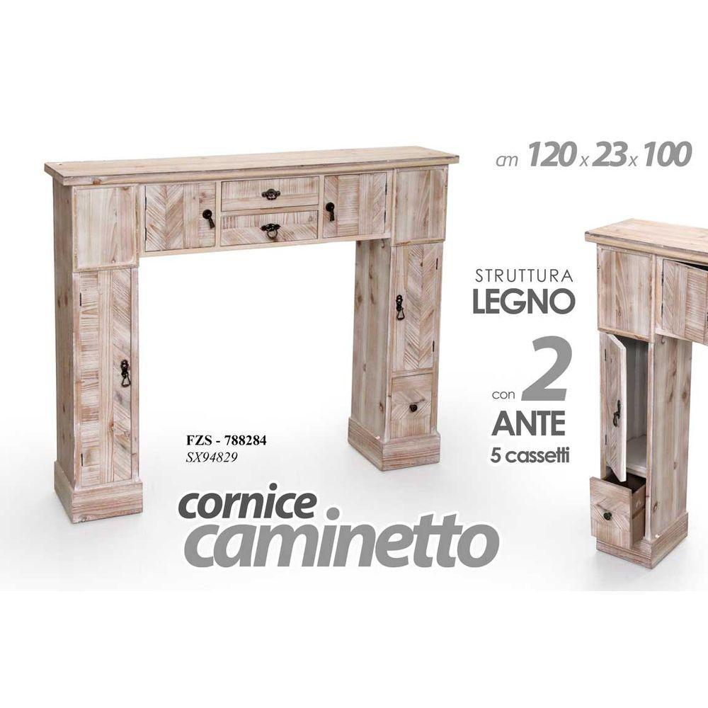 Fzs/Cornice Camino 120*23*100 Sx94829 - Mobili Contenitori | Mikasa