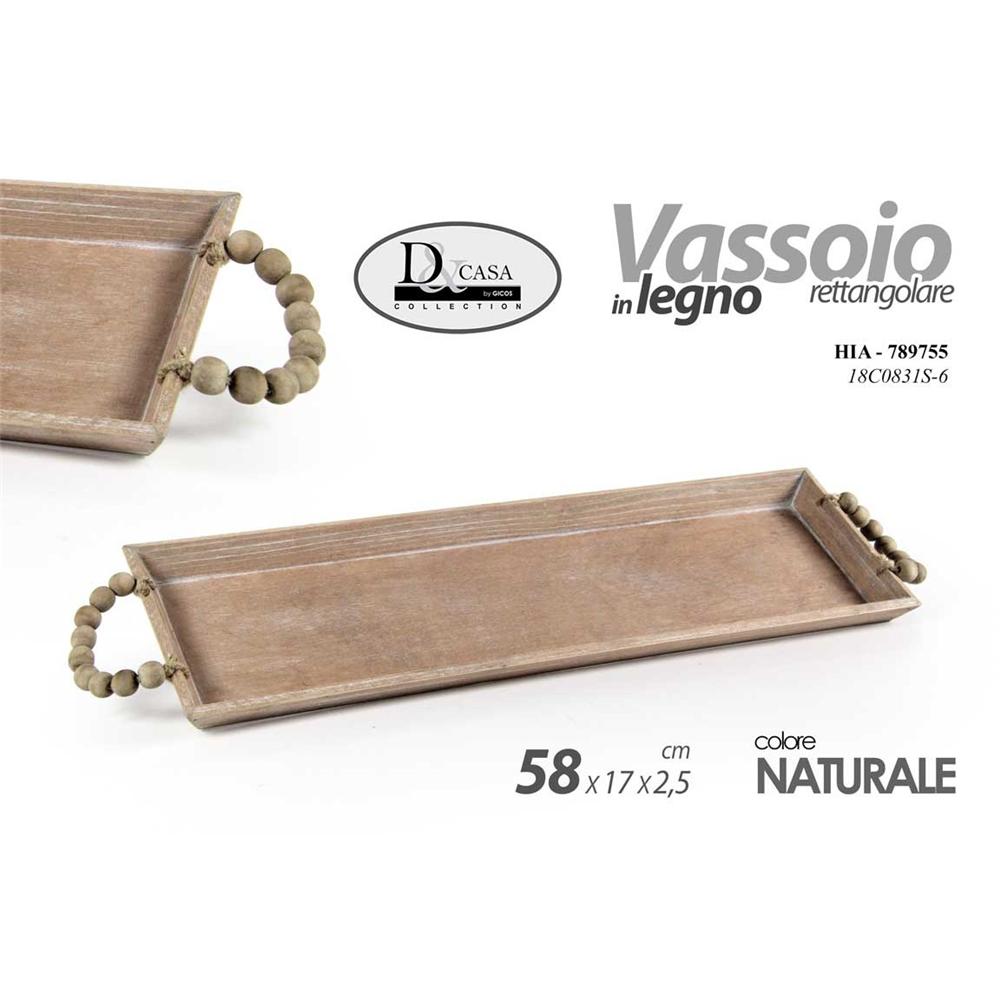 Hia/Vassoio Nat. 58*17*2,5Cm 18C0831S-6