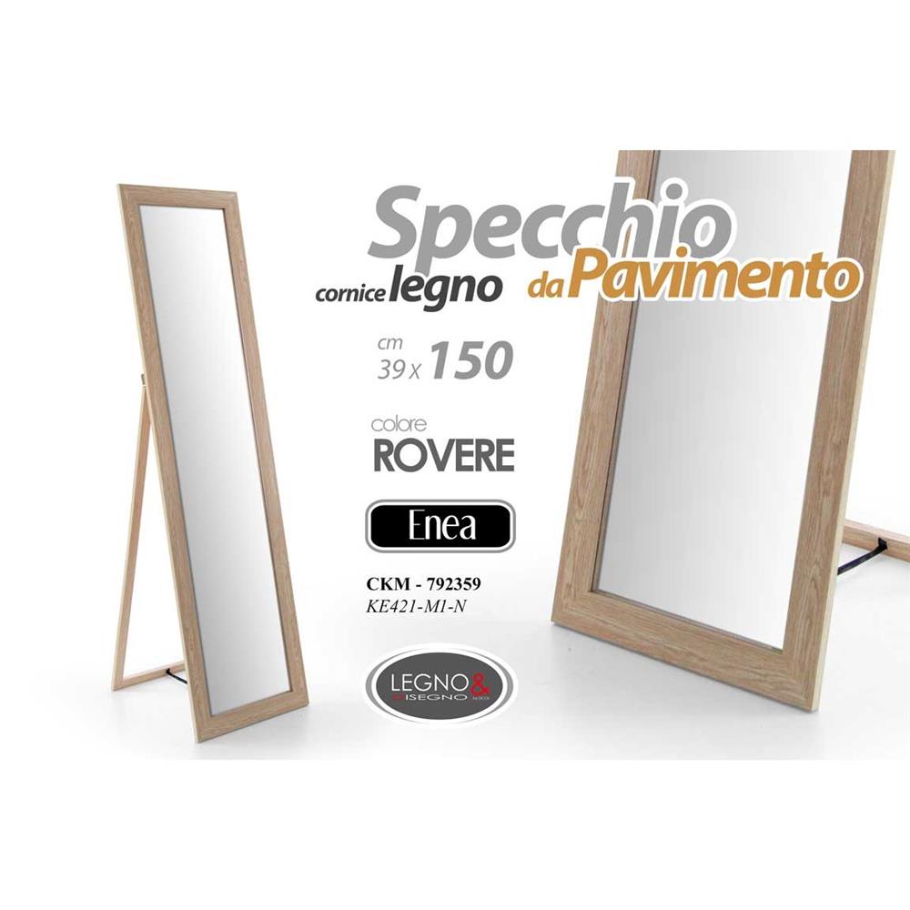 Ckm/Specchio Rov Bea 39*150Cmke421-M1/N - Legno Naturale - Specchi | Mikasa
