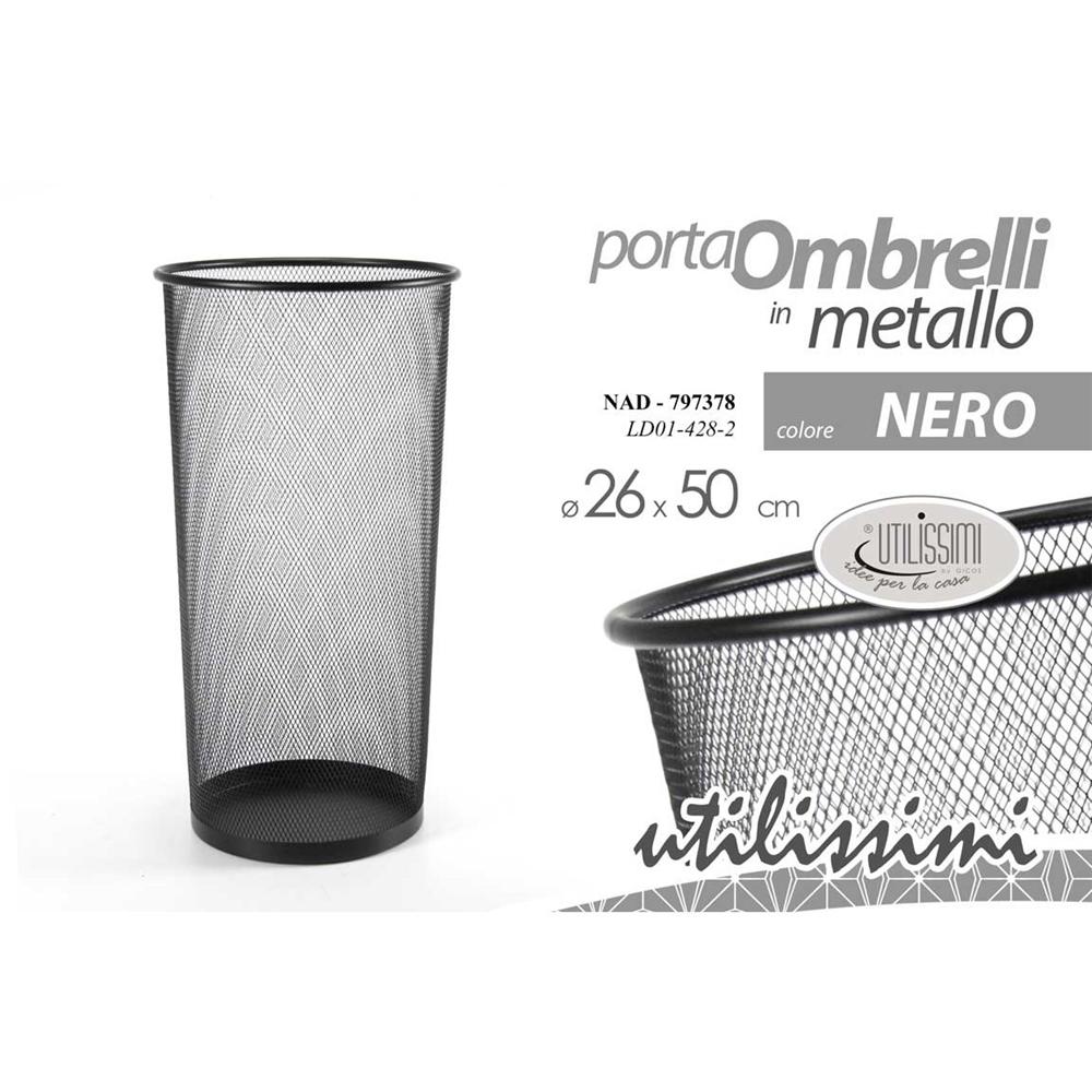 Nad/P.Ombrelli Nero 26*50Cm Ld01-428-2 - Nero - Porta Ombrelli | Mikasa