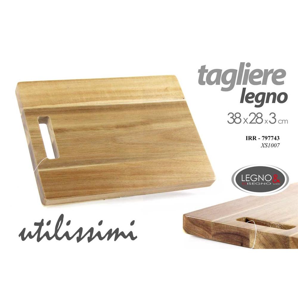 Irr/Tagliere Acacia 38*28*3Cm Xs1007 - Taglieri | Mikasa